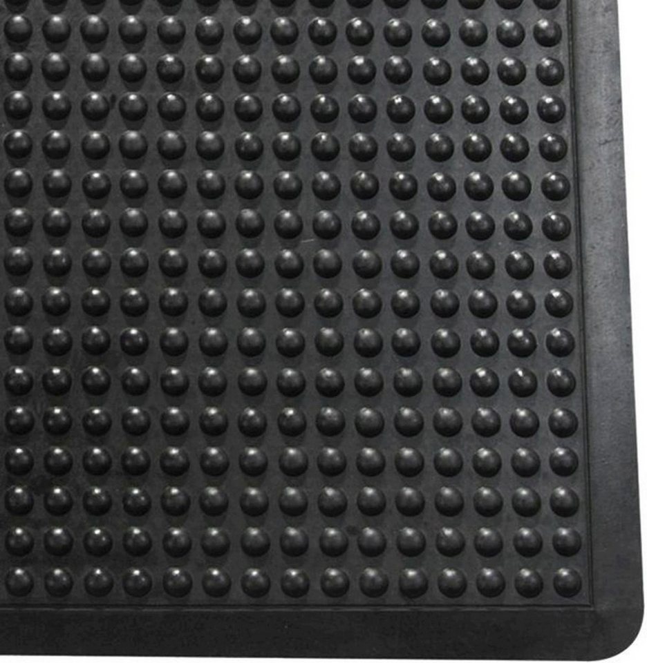 Fußmatte Anti-Ermüdungsmatte Gummi 90x120cm schwarz Blasenstruktur von OTTO