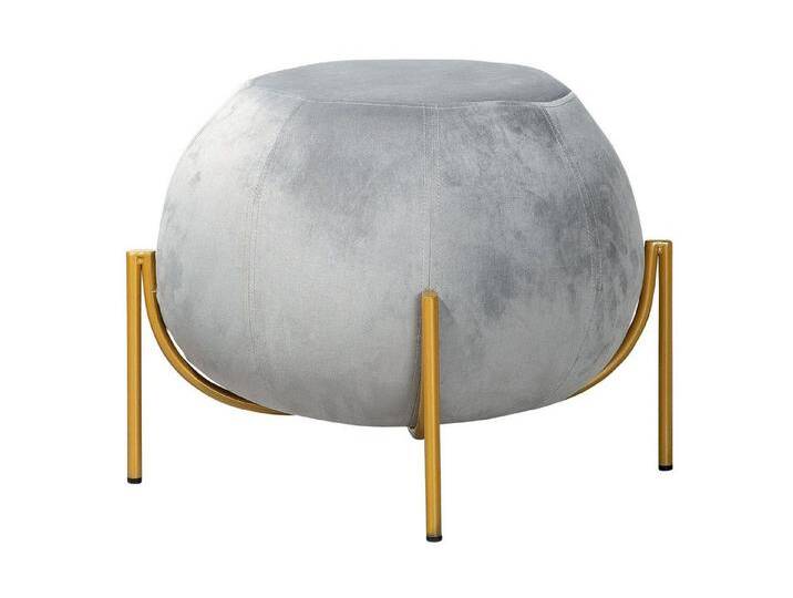 GILDE Sitzhocker Hocker York - grau - H. 40cm x B. 59cm (1 Stück), grau von OTTO