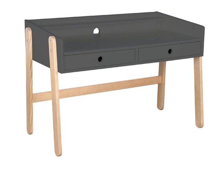 GMD Living Kinderschreibtisch FUNCHAL, Kinderschreibtisch aus MDF, grau, grau von OTTO