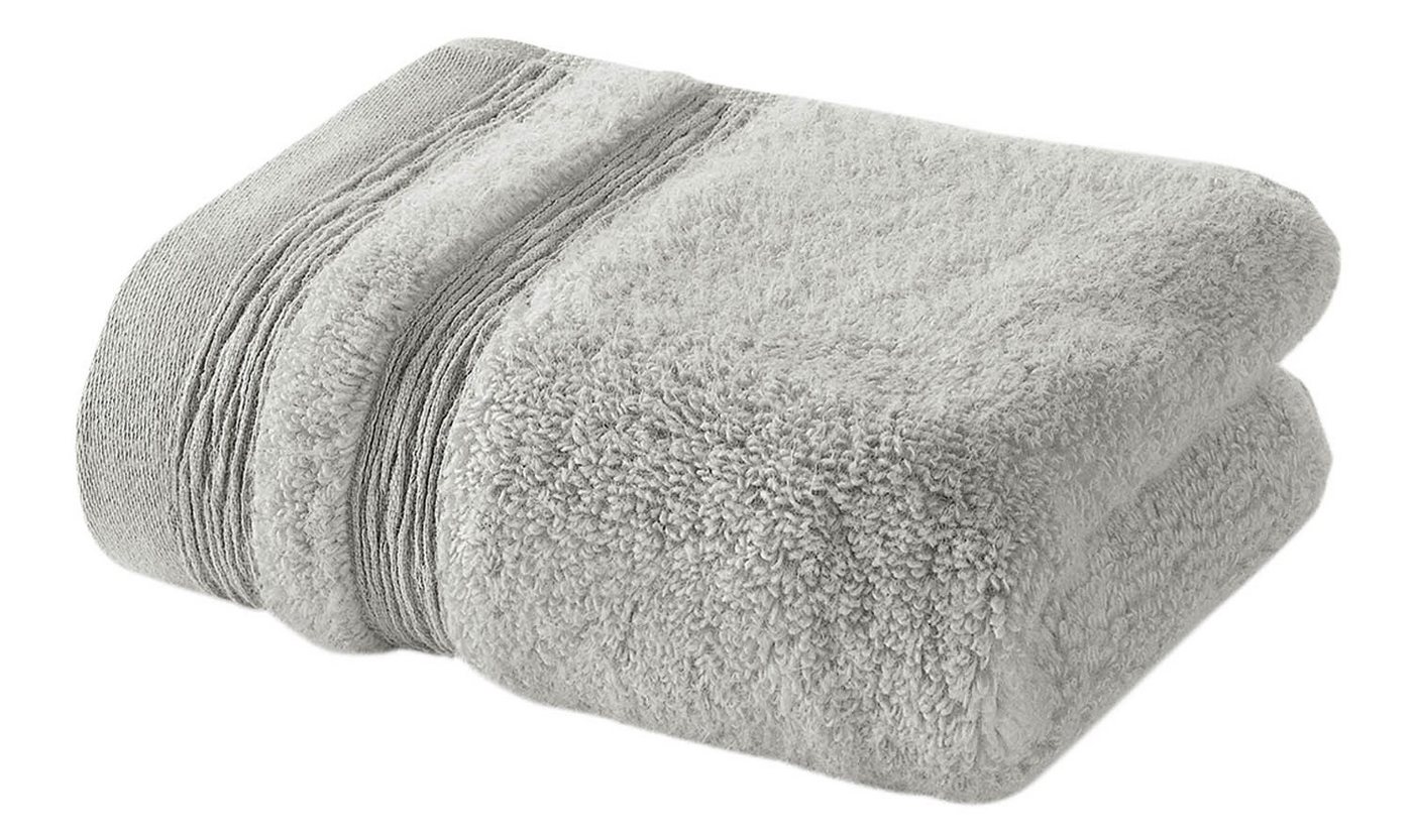 Gästehandtuch ORGANIC COTTON, 30 x 50 cm, Grau, (1-St), 480 g/m², Waschbar bei 60 °C von OTTO