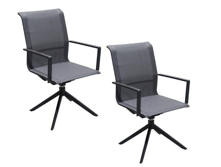 Garden Pleasure Esszimmerstuhl, Drehstuhl ADRIA, schwarz, 2er Set Garden Pleasure Esszimmerstuhl, Drehstuhl ADRIA, schwarz, 2er Set von OTTO