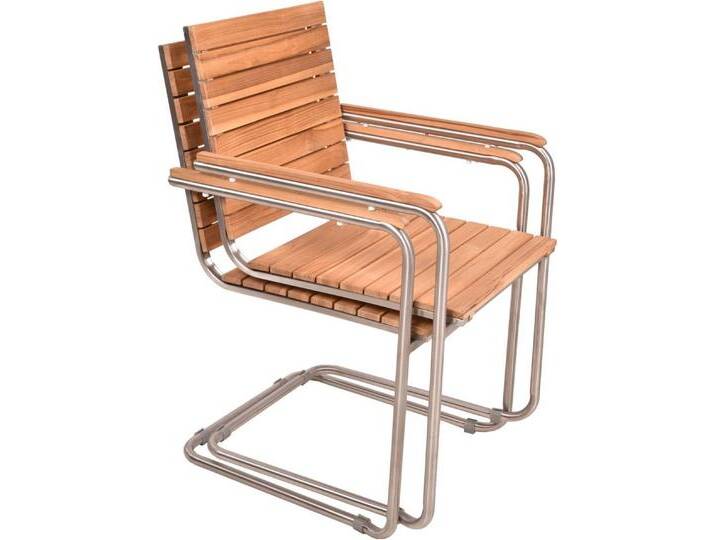 Garden Pleasure Freischwinger DENVER, 2er Set, beige silberfarben von OTTO