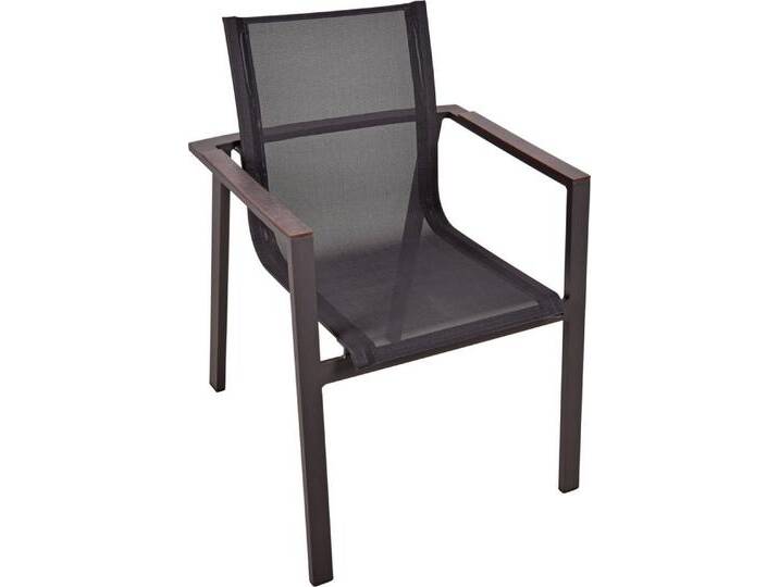 Garden Pleasure Stapelstuhl SOPHIA, 2er Set (Set, 2 St), stapelbar, braun grau von OTTO
