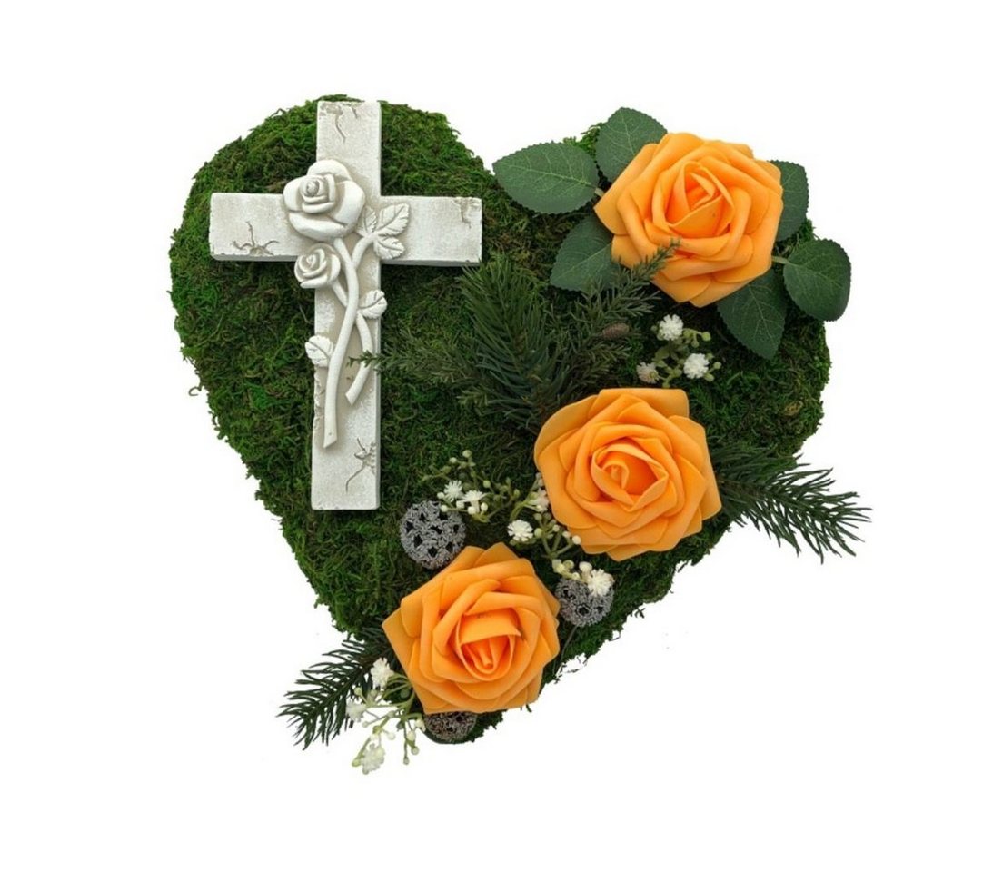 Gartenfigur Grabgesteck Grabschmuck Moosherz Grabherz Kreuz Trauerherz Grab Gestec Gartenfigur Grabgesteck Grabschmuck Moosherz Grabherz Kreuz Trauerherz Grab Gestec von OTTO