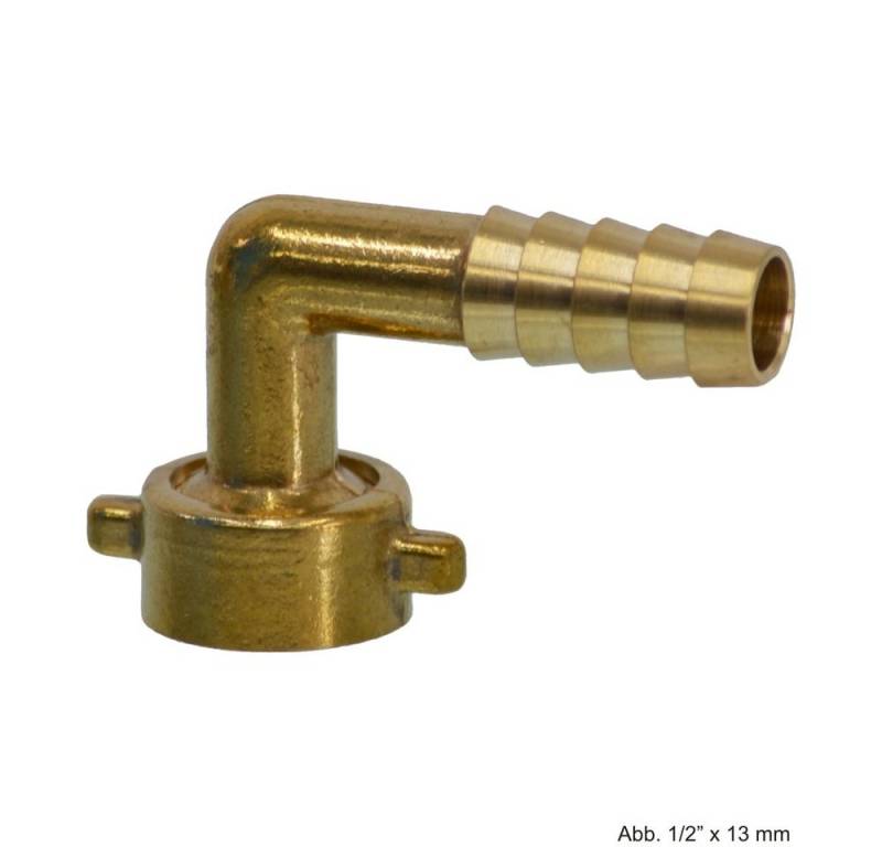 bevo Gartenschlauch Messing 2/3 Winkelschlauchverschraubg. 90°, ÜWM IG x Schlauchtülle, 1" bevo Gartenschlauch Messing 2/3 Winkelschlauchverschraubg. 90°, ÜWM IG x Schlauchtülle, 1" von bevo