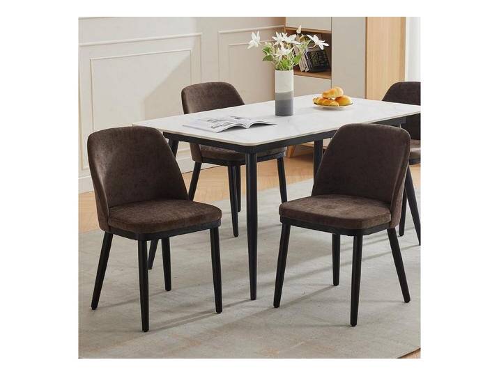 GarveeMore Esszimmerstuhl 2er-Set,Leinen gepolsterter Esszimmerstuhl mit Holzbeinen,Ohrensessel, Küchenstühle mit dicken Kissen für Esszimmer, Wohnzimmer, orange GarveeMore Esszimmerstuhl 2er-Set,Leinen gepolsterter Esszimmerstuhl mit Holzbeinen,Ohrensessel, Küchenstühle mit dicken Kissen für Esszimmer, Wohnzimmer, orange von OTTO