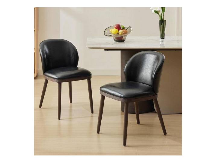 GarveeMore Esszimmerstuhl Küchenstühle Polsterstuhl (2 St), 2er/4er/6er Set moderne Esszimmerstühle aus PU-Leder mit Holzbeine, 2 St. von OTTO