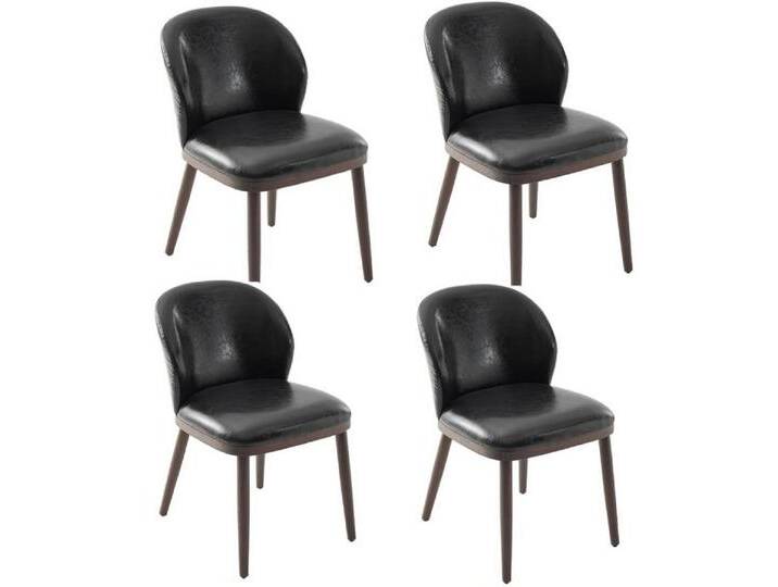 GarveeMore Esszimmerstuhl Küchenstühle Polsterstuhl (4 St), 2er/4er/6er Set moderne Esszimmerstühle aus PU-Leder mit Holzbeine, 4 St. von OTTO