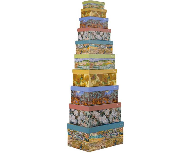 Geschenkbox Geschenkboxen Vincent van Gogh, 10er-Set. von OTTO