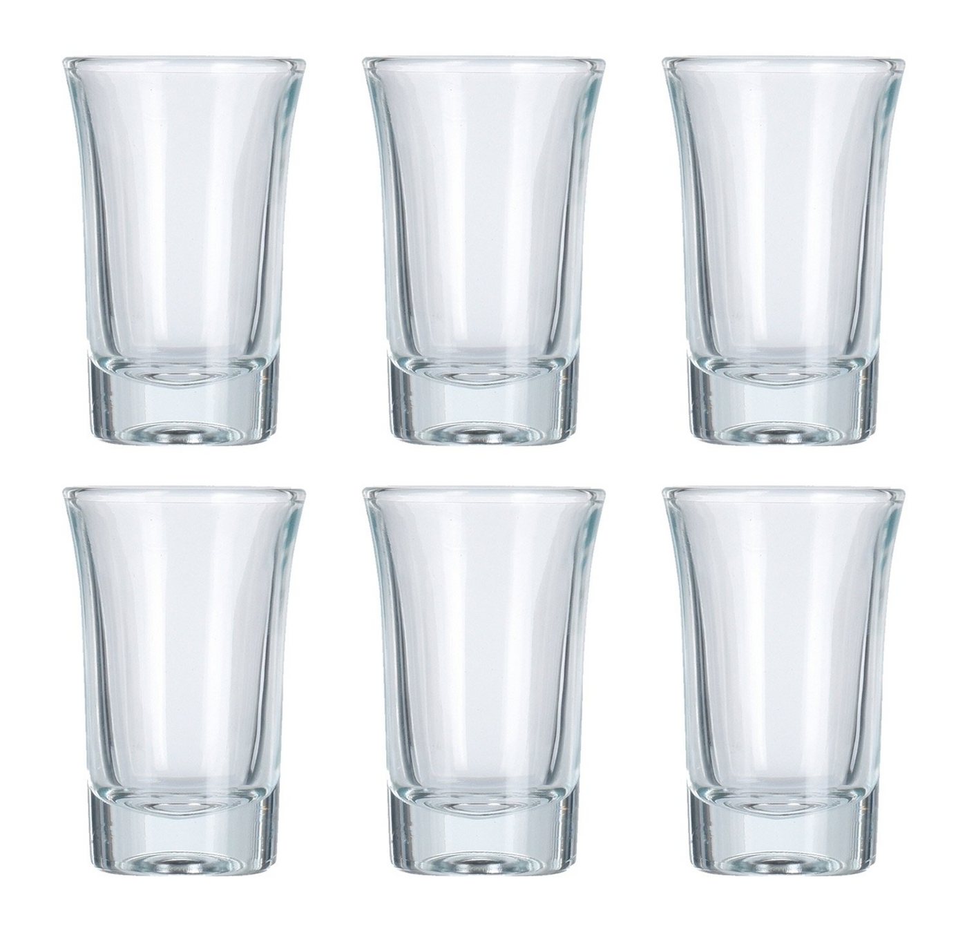 Gläser-Set Schnapsglas, 6er Set, 40 ml Fassungsvermögen, Glas, Spülmaschinengeeignet von OTTO