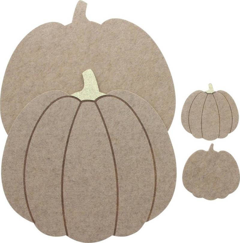 Glasuntersetzer Filz-Tischset "Kürbis" 8-teilig, default Glasuntersetzer Filz-Tischset "Kürbis" 8-teilig, default von OTTO