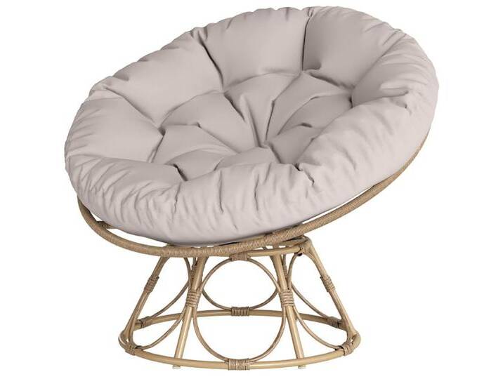 Gotagee Drehstuhl Sessel Rattan 120cm Durchmesser 360° drehbar mit Kissen Loungesessel, für Wohnzimmer Garten Balkon. Gotagee Drehstuhl Sessel Rattan 120cm Durchmesser 360° drehbar mit Kissen Loungesessel, für Wohnzimmer Garten Balkon. von OTTO