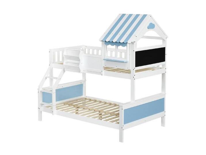 Gotagee Kinderbett Etagenbett 90x200 Doppelbett Gästebett Hausbett Mit Stauraum Holzbett, einzigartige Fensterform, Graffiti-Tafel an der Seite Gotagee Kinderbett Etagenbett 90x200 Doppelbett Gästebett Hausbett Mit Stauraum Holzbett, einzigartige Fensterform, Graffiti-Tafel an der Seite von OTTO