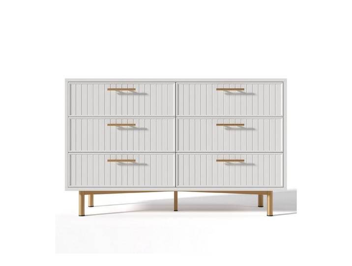 Gotagee Kommode Schließfächer Türkommoden Weiß Schubladenkommode Sideboard Highboard von OTTO