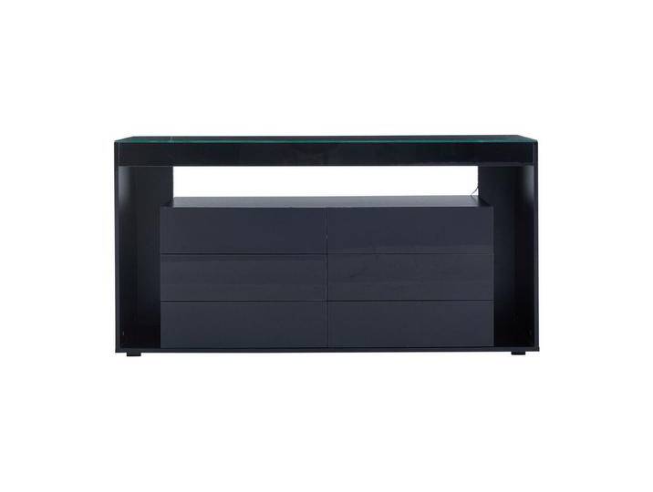 Gotagee Sideboard LED-Hochglanz Anrichte Vitrine Beistellschrank Wohnzimmerschrank, geeignet für Wohnzimmer, Flur, Schlafzimmer, Büro, Schwarz Gotagee Sideboard LED-Hochglanz Anrichte Vitrine Beistellschrank Wohnzimmerschrank, geeignet für Wohnzimmer, Flur, Schlafzimmer, Büro, Schwarz von OTTO