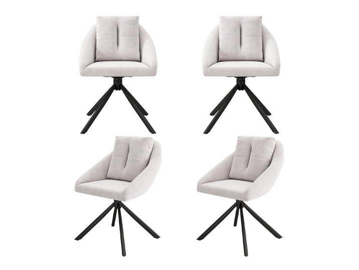 Gotagee Sitzgruppe Drehstuhl Esszimmerstuhl-Set Loungesessel mit Kissen Bürostuhl-Set, 4er-Set von OTTO