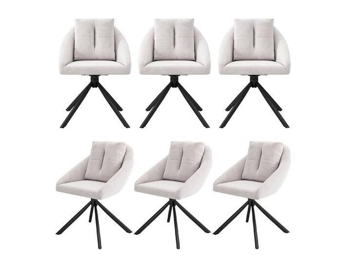 Gotagee Sitzgruppe Drehstuhl Esszimmerstuhl-Set Loungesessel mit Kissen Bürostuhl-Set, 6er-Set von OTTO