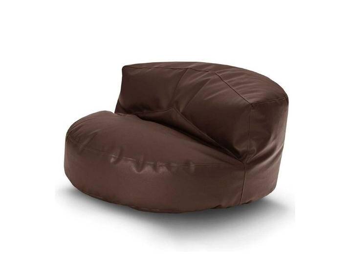 Green Bean Sitzsack / Sofa mit EPS-Perlen Füllung aus Kunstleder (Indoor & Outdoor, abwaschbarer Bezug, hoher Sitzkomfort, Sitzlounge), Couch / Lounge im Sitzsack-Design 90 x 45 cm mit Rückenlehne von OTTO