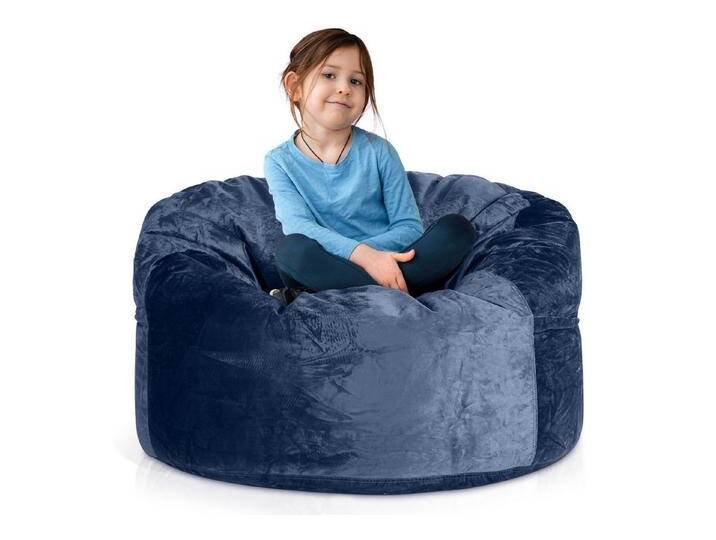 Green Bean Sitzsack Riesen-Sitzsack Jumbo XXL Velours (Riesensitzsack mit Memory-Schaum Flockenfüllung, 1 St., Made in Germany - in 5 Größen (3ft - 7ft), Hülle abnehmbar mit Reißerschluss von OTTO