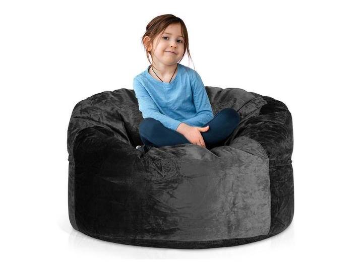 Green Bean Sitzsack Riesen-Sitzsack Jumbo XXL Velours (Riesensitzsack mit Memory-Schaum Flockenfüllung, 1 St., Made in Germany - in 5 Größen (3ft - 7ft), Hülle abnehmbar mit Reißerschluss von OTTO