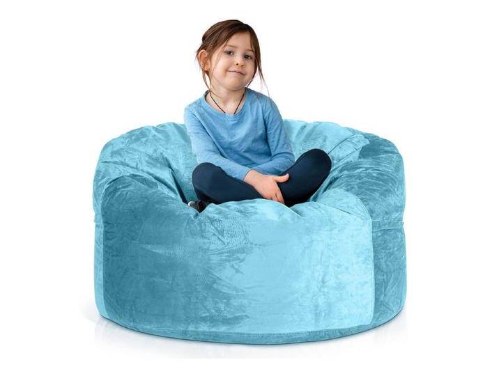 Green Bean Sitzsack Riesen-Sitzsack Jumbo XXL Velours (Riesensitzsack mit Memory-Schaum Flockenfüllung, 1 St., Made in Germany - in 5 Größen (3ft - 7ft), Hülle abnehmbar mit Reißerschluss von OTTO