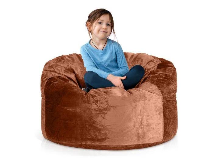 Green Bean Sitzsack Riesen-Sitzsack Jumbo XXL Velours (Riesensitzsack mit Memory-Schaum Flockenfüllung, Made in Germany - in 5 Größen (3ft - 7ft), Hülle abnehmbar mit Reißerschluss von OTTO