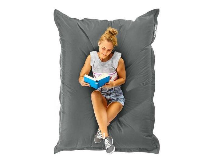 Green Bean Sitzsack Square (XXL Riesensitzsack 140x180cm 380 Liter Kinder & Erwachsene Bean Bag EPS Perlen Füllung, Groß Draußen Outdoor Liegekissen), Waschbar Wetterfest Lounge Sitzkissen Bodenkissen von OTTO
