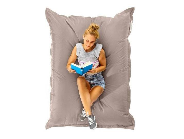 Green Bean Sitzsack Square (XXL Riesensitzsack 140x180cm 380 Liter Kinder & Erwachsene Bean Bag EPS Perlen Füllung, Groß Draußen Outdoor Liegekissen), Waschbar Wetterfest Lounge Sitzkissen Bodenkissen von OTTO