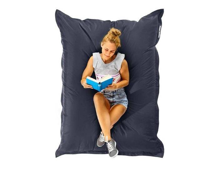 Green Bean Sitzsack Square (XXL Riesensitzsack 140x180cm 380 Liter Kinder & Erwachsene Bean Bag EPS Perlen Füllung, Groß Draußen Outdoor Liegekissen), Waschbar Wetterfest Lounge Sitzkissen Bodenkissen von OTTO
