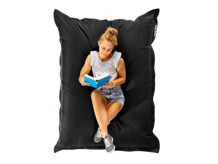 Green Bean Sitzsack Square XL (Riesensitzsack 120x160cm 270 Liter Kinder & Erwachsene, Bean Bag EPS Perlen Füllung Sitzkissen Liegekissen), Waschbar Wetterfest Lounge Chair Sitzkissen Bodenkissen von OTTO