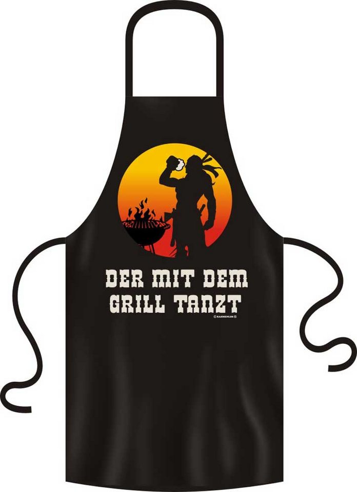 Grillschürze Der mit dem Grill tanzt - Grillschürze - Schürze von OTTO