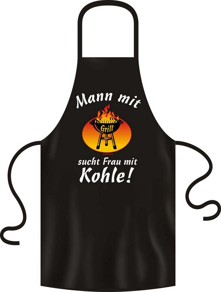 Grillschürze Frau mit Kohle BBQ Grill - Grillschürze - Schürze von OTTO