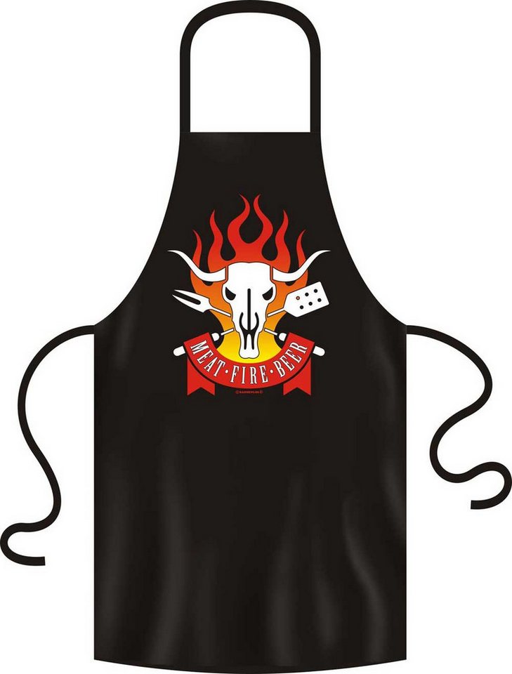 Grillschürze Meat fire beer BBQ Grill - Grillschürze - Schürze von OTTO