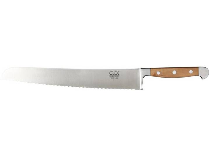 Güde Messer Solingen Brotmesser Güde Alpha Brotmesser Rechts und Linkshand, Birnenholz von OTTO