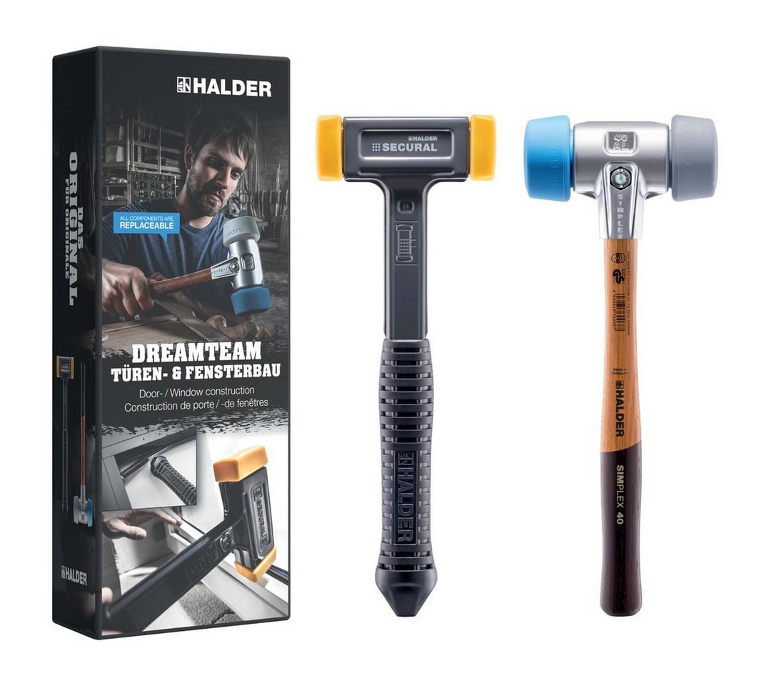 Gummihammer HALDER Aktionsbox Dreamteam Türen- & Fensterbau SIMPLEX Ø 50:40 mm Gummihammer HALDER Aktionsbox Dreamteam Türen- & Fensterbau SIMPLEX Ø 50:40 mm von OTTO
