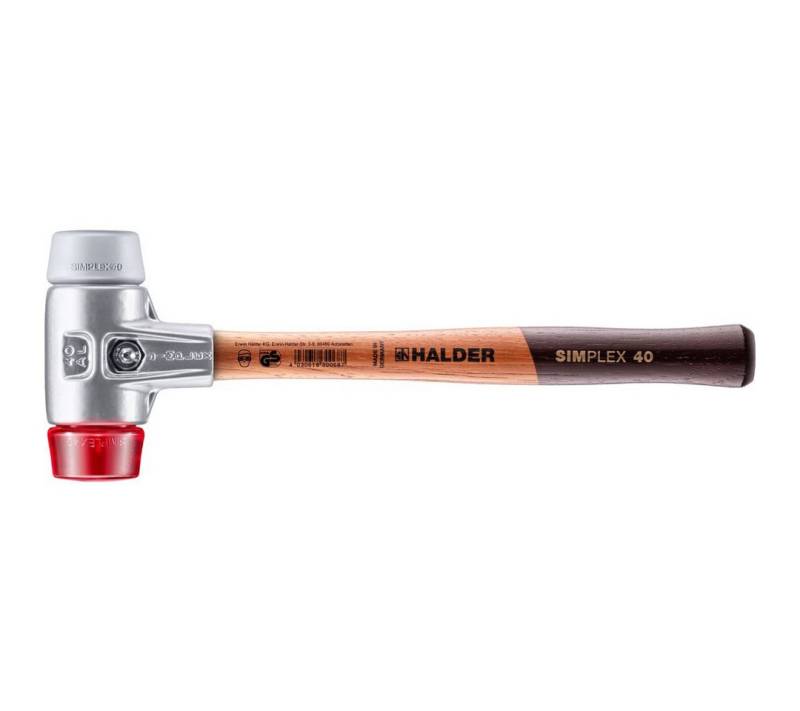 Gummihammer HALDER SIMPLEX Schonhammer Ø 40 mm TPE-mid grau / Plastik rot mit Gummihammer HALDER SIMPLEX Schonhammer Ø 40 mm TPE-mid grau / Plastik rot mit von OTTO