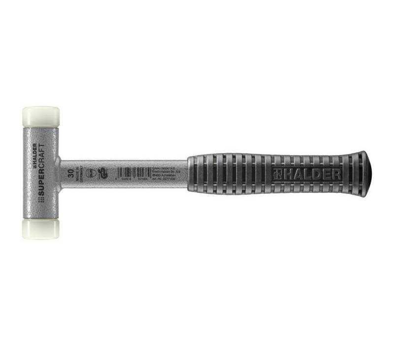 Gummihammer HALDER SUPERCRAFT Schonhammer Ø 30 mm rückschlagfrei mit bruchsicherem von OTTO