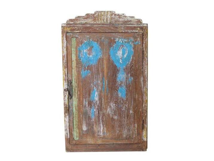 Guru-Shop Beistellschrank Vintage Beistellschrank, Kommode,.., blau, Teakholz recycelt, Modell 104 von OTTO