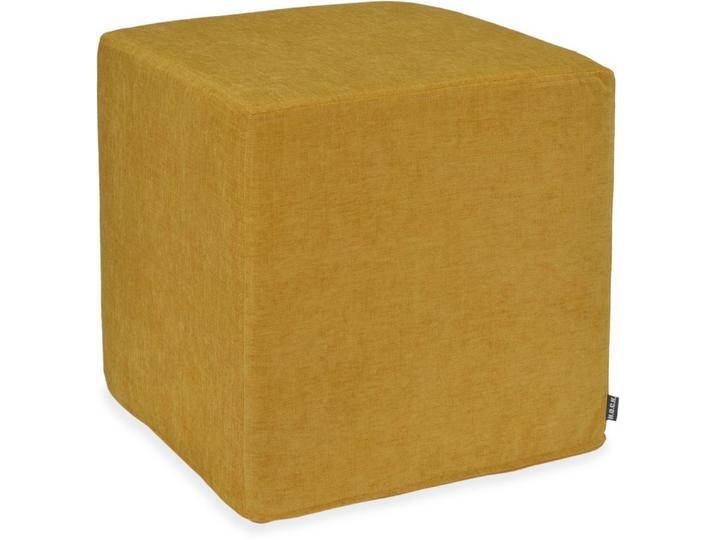 H.O.C.K. Sitzhocker Lucky Hocker Cube eckig 45x45x45cm maiz gelb col. 28, Hocker: Bequem, vielseitig, Wohnzimmer, Schlafzimmer & Flur, gelb von OTTO