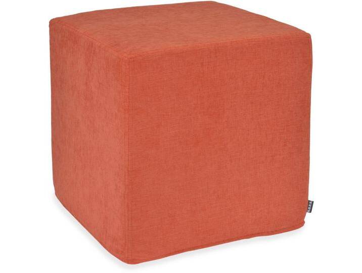 H.O.C.K. Sitzhocker Lucky Hocker Cube eckig 45x45x45cm orange col. 007, Hocker: Bequem, vielseitig, Wohnzimmer, Schlafzimmer & Flur von OTTO