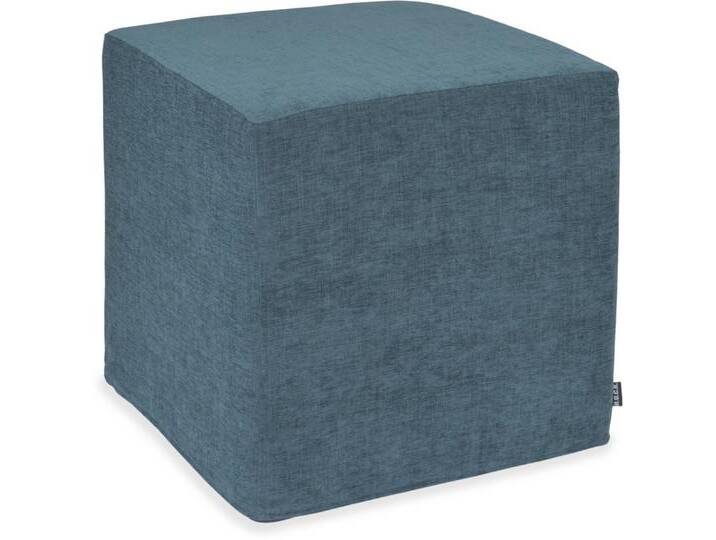 H.O.C.K. Sitzhocker Lucky Hocker Cube eckig 45x45x45cm petrol col. 16, Hocker: Bequem, vielseitig, Wohnzimmer, Schlafzimmer & Flur von OTTO
