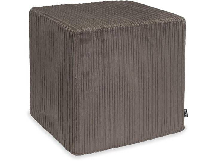 H.O.C.K. Sitzhocker Precious Cord Hocker Cube eckig 45x45x45cm Cordsamt braun, Hocker: Bequem, vielseitig, Wohnzimmer, Schlafzimmer & Flur, braun von OTTO