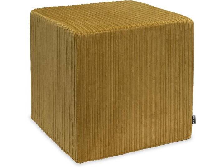 H.O.C.K. Sitzhocker Precious Cord Hocker Cube eckig 45x45x45cm Cordsamt maiz, Hocker: Bequem, vielseitig, Wohnzimmer, Schlafzimmer & Flur, gelb von OTTO