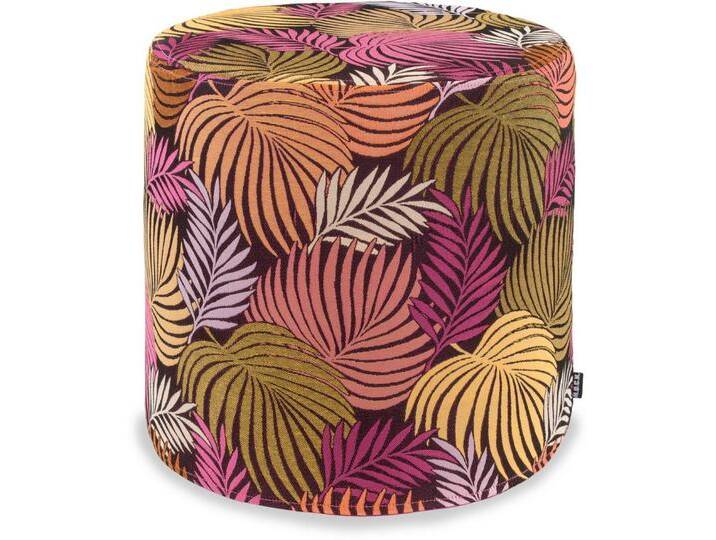 H.O.C.K. Sitzwürfel Copacabana Hocker rund Pouf ø45x45cm floral pink fuchsia, Hocker: Bequem, vielseitig, Wohnzimmer & Schlafzimmer, rosa H.O.C.K. Sitzwürfel Copacabana Hocker rund Pouf ø45x45cm floral pink fuchsia, Hocker: Bequem, vielseitig, Wohnzimmer & Schlafzimmer, rosa von OTTO