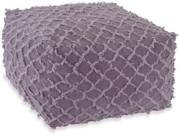 H.O.C.K. Sitzwürfel Nuvole Bean Cube Hocker Pouf 55x55x35cm brombeer mit Fransen, Hocker: Bequem, vielseitig, Wohnzimmer & Schlafzimmer, lila H.O.C.K. Sitzwürfel Nuvole Bean Cube Hocker Pouf 55x55x35cm brombeer mit Fransen, Hocker: Bequem, vielseitig, Wohnzimmer & Schlafzimmer, lila von OTTO