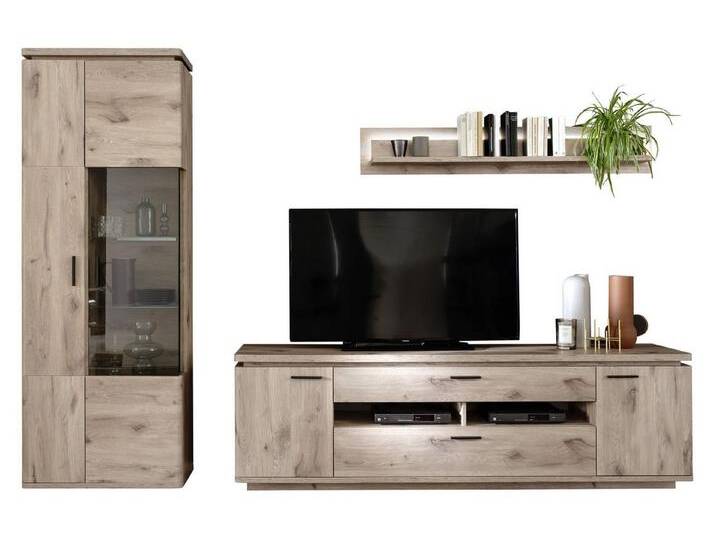 HARPER Wohnwand Wohnwand MARSEILLE BHT 295x209x50 cm Anbauwand von OTTO