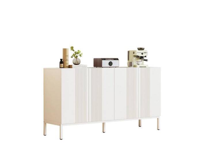 HAUSS SPLOE Sideboard Beistellschrank Kommode mit 2 Verstellbare Trennwand,Metallgestell von OTTO