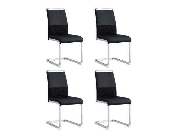 HAUSS SPOLE Freischwinger Esszimmerstuhl 4 St Küchenstuhl Wohnzimmerstuhl Bürostuhl (4 St), schwarz, 4 St., Schwarz von OTTO