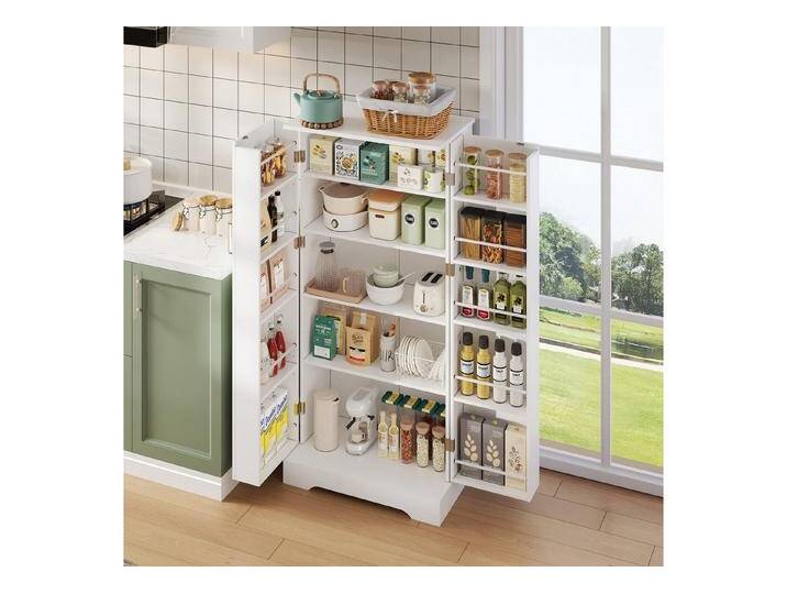 HAUSS SPOLE Highboard Küchenschrank mit LED-Sensorleuchte,Wohnzimmerschrank Vorratsschrank (1 St), weiß, Version 2 von OTTO