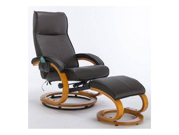 HAUSS SPOLE Massagesessel Ruhestuhl PU-gepolsterter Massagesessel mit Ottoman-Fußhocker (2-St., 1er Set, 2-St., Relaxsessel mit Hocker), braun von OTTO